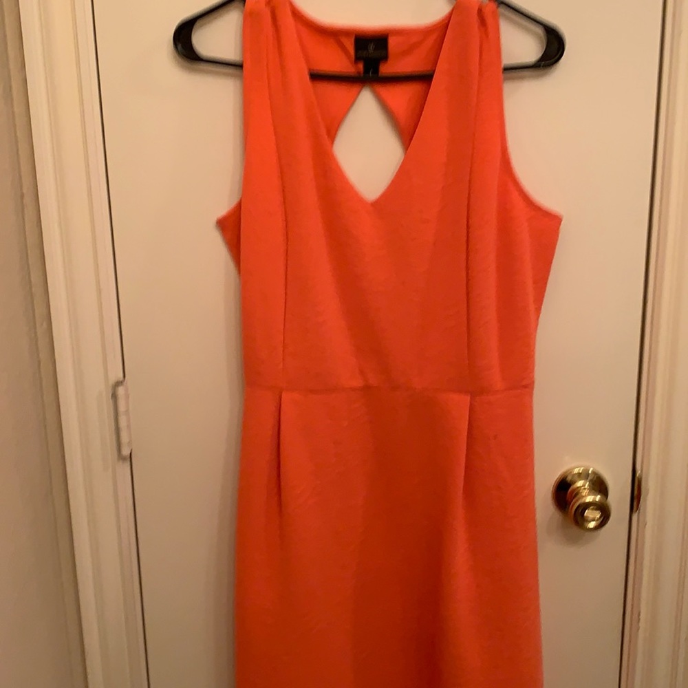 Worthington dress bright pink sleeveless L